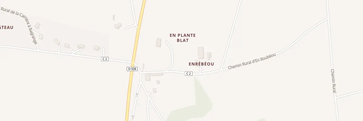 Plan du 5375 En Plante Blat à Labrihe