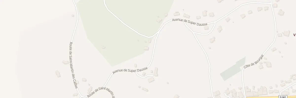 Plan du 520 Av de Super Dausse à Dausse