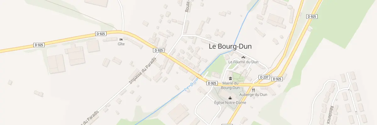 Plan du 14 Rte de Dieppe au Bourg-Dun