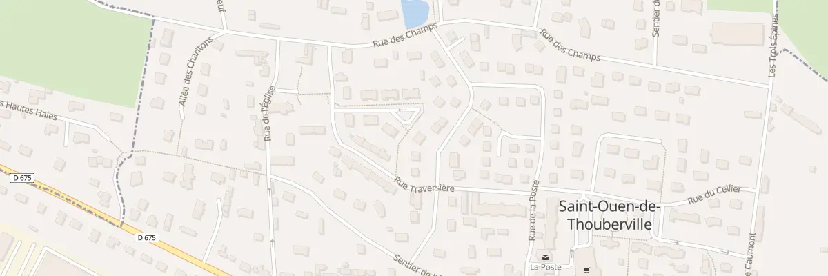 Plan du 9 Rue de la Mare Champagne à Saint-Ouen-de-Thouberville