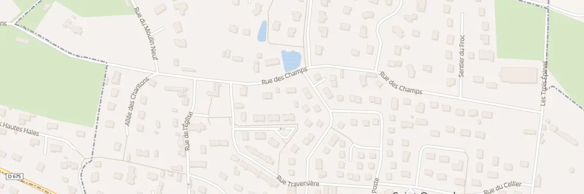 Plan du 23 Rue des Champs à Saint-Ouen-de-Thouberville