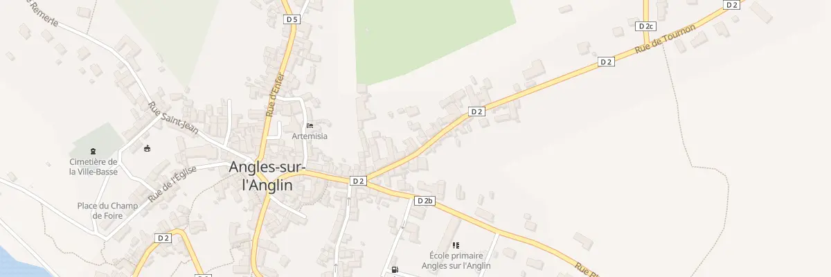 Plan du 47 Rte de Tournon à Angles-sur-l’Anglin