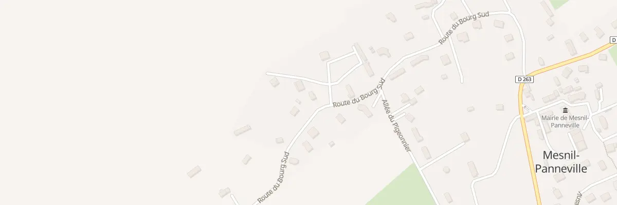 Plan du 450 Rte du Bourg Sud à Mesnil-Panneville