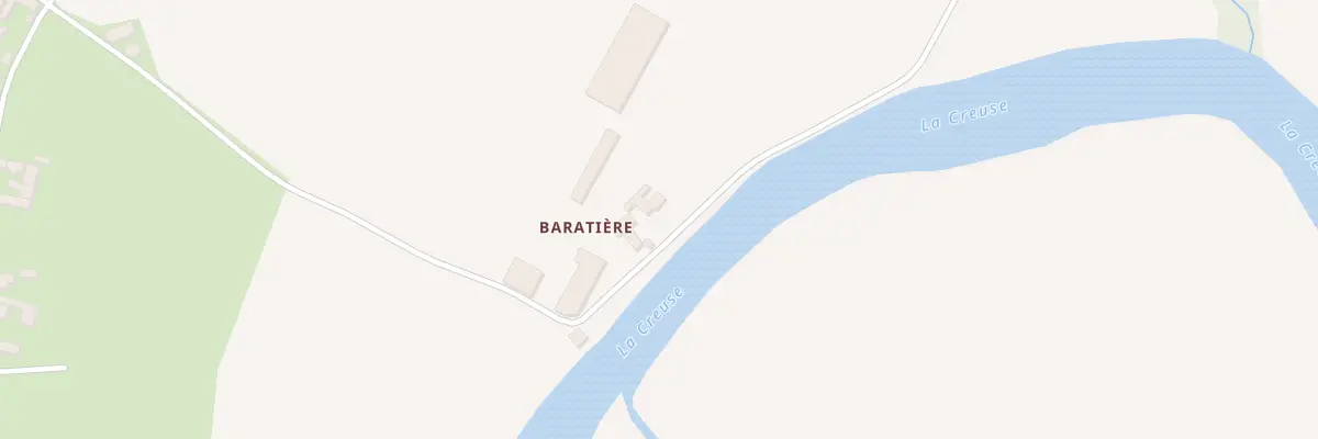 Plan du 2 Baratiere à Yzeures-sur-Creuse