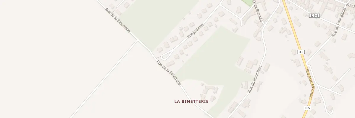 Plan du 25 Rue Joslette à Authon-du-Perche