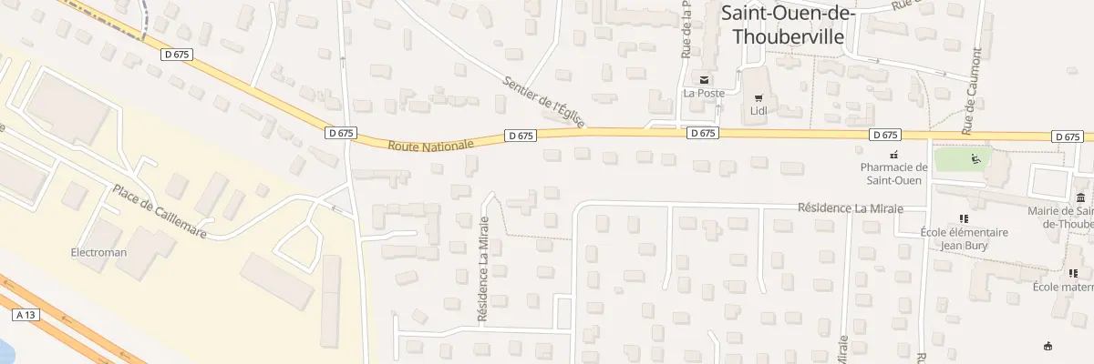 Plan du 87 Res la Miraie à Saint-Ouen-de-Thouberville