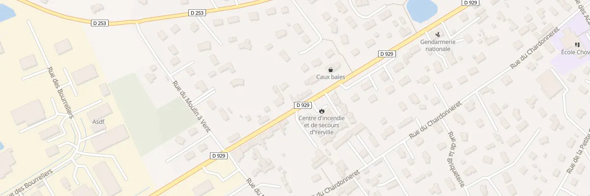 Plan du 708 Av Charles de Gaulle à Yerville