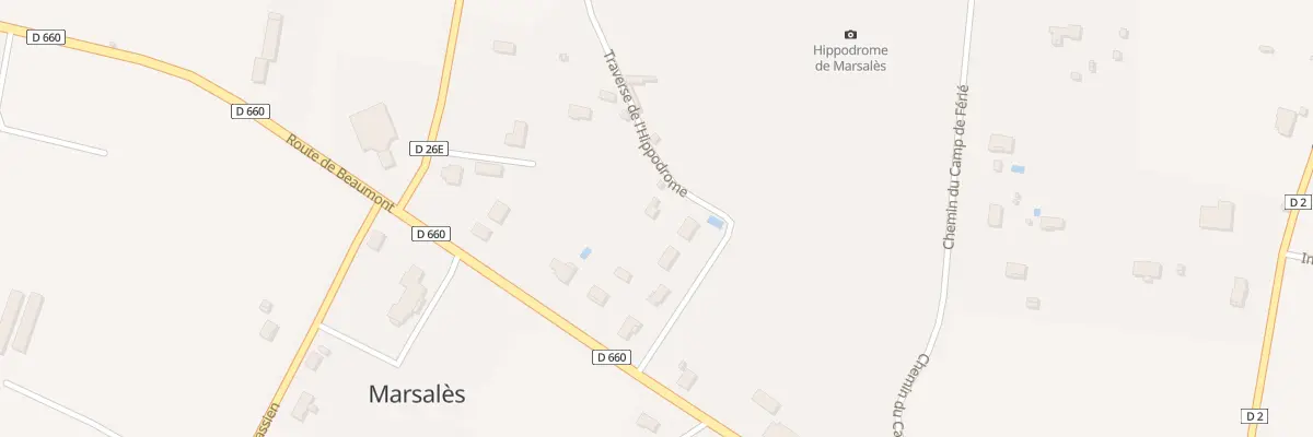 Plan du 37A Le Champ de Courses à Marsalès
