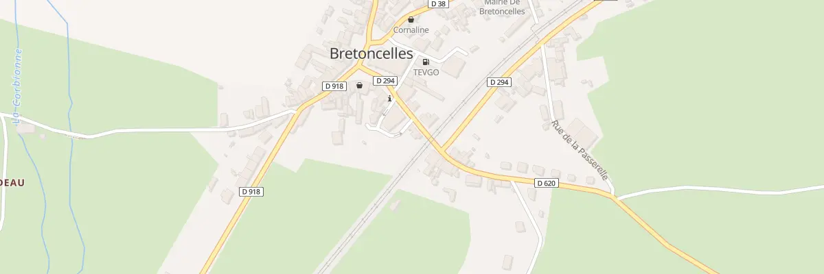 Plan du 3 Rue Roger Calbris à Bretoncelles