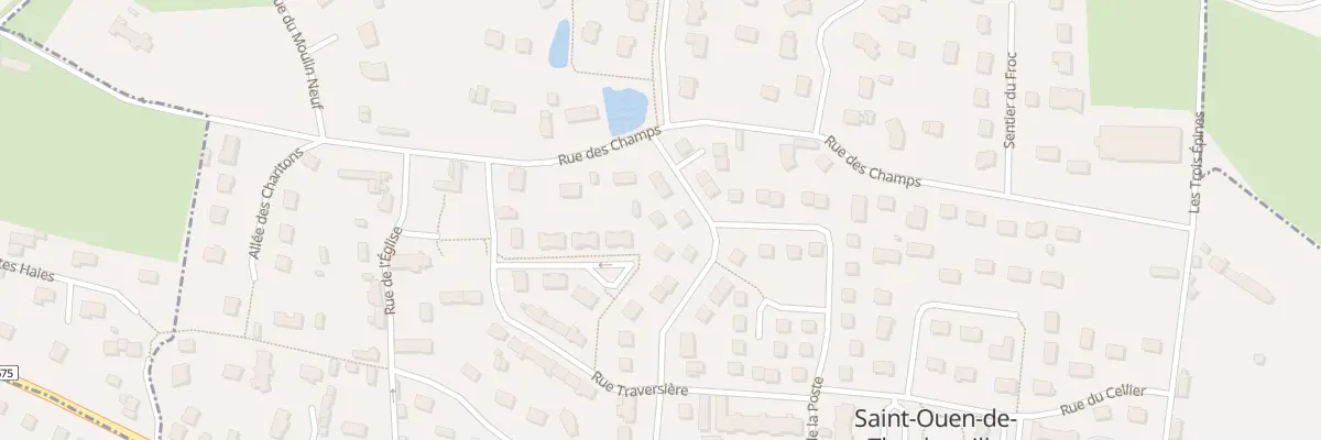 Plan du 21 Rue de la Mare Champagne à Saint-Ouen-de-Thouberville
