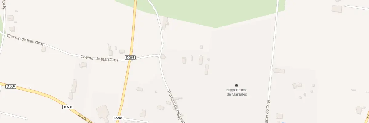 Plan du 35 Le Champ de Courses à Marsalès