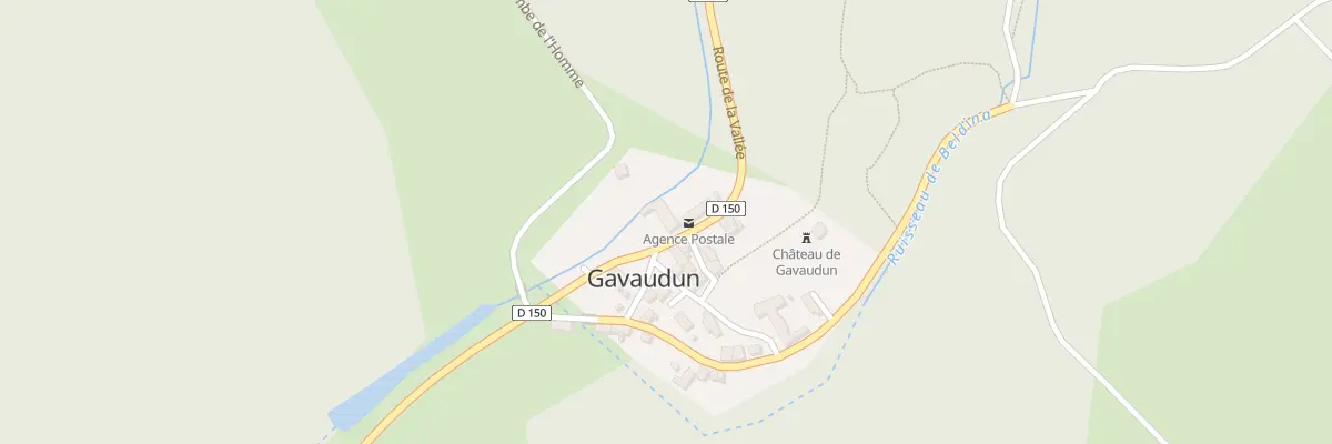Plan du 16 Le Bourg à Gavaudun