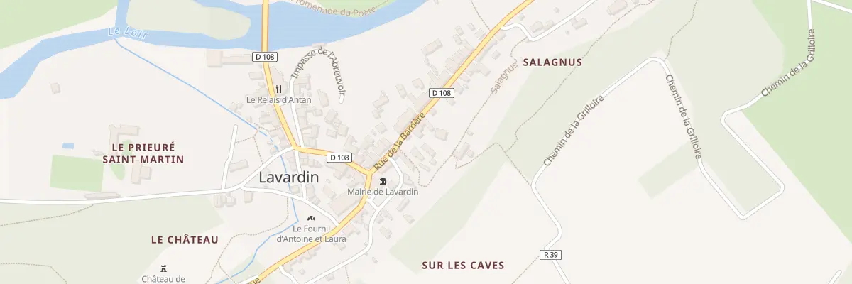 Plan du 17 Rue de la Barrière à Lavardin