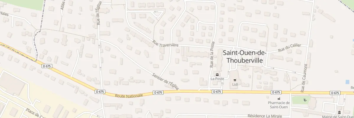 Plan du 6 Rue de la Mare Champagne à Saint-Ouen-de-Thouberville