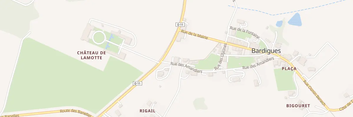 Plan du 5098 Village à Bardigues