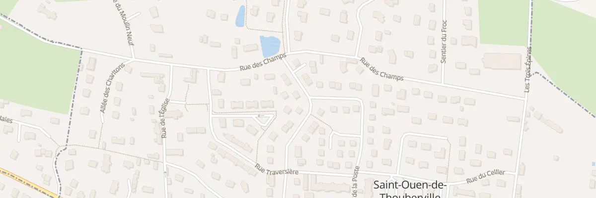 Plan du 19 Rue de la Mare Champagne à Saint-Ouen-de-Thouberville