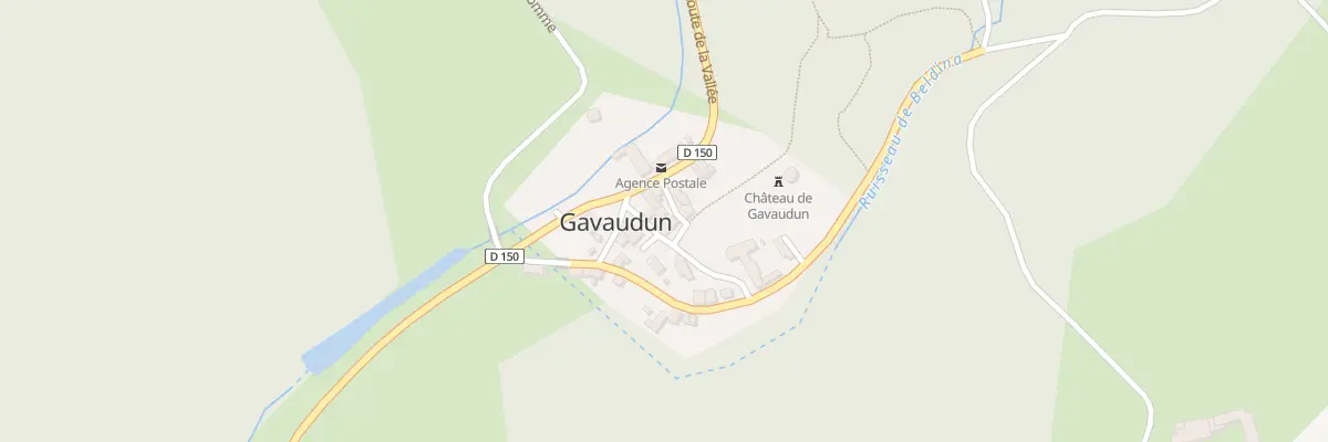 Plan du 10 Le Bourg à Gavaudun