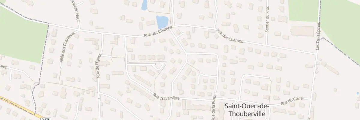Plan du 17 Rue de la Mare Champagne à Saint-Ouen-de-Thouberville