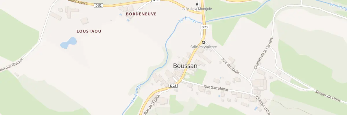 Plan du 52 Le Village à Boussan