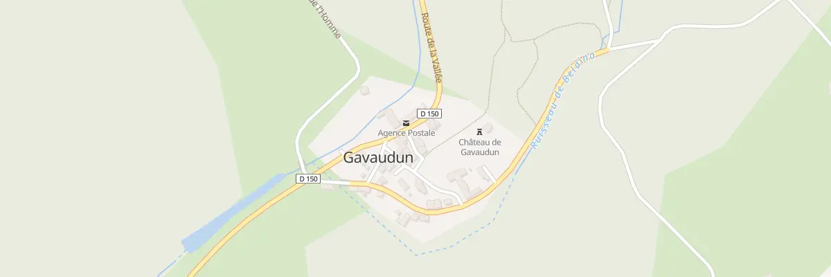 Plan du 13 Le Bourg à Gavaudun