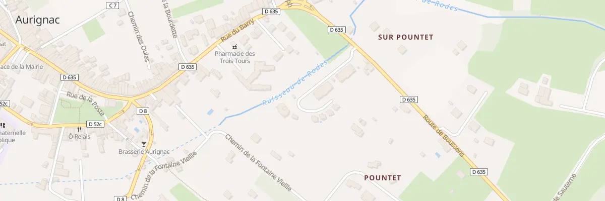 Plan du 8 Rte de Boussens à Aurignac