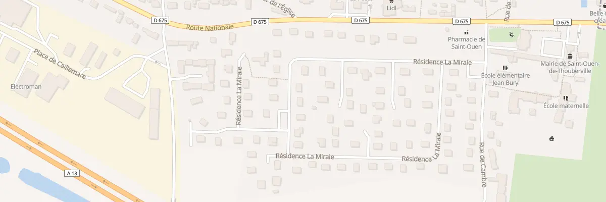 Plan du 70 Res la Miraie à Saint-Ouen-de-Thouberville