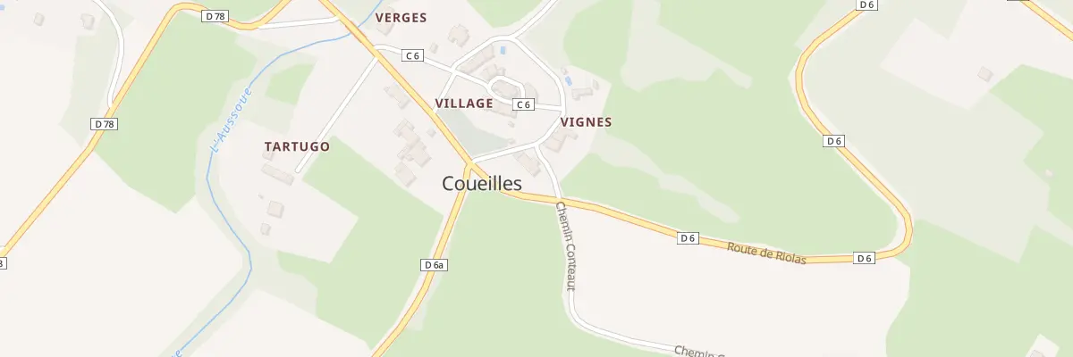 Plan du 42 Village à Coueilles