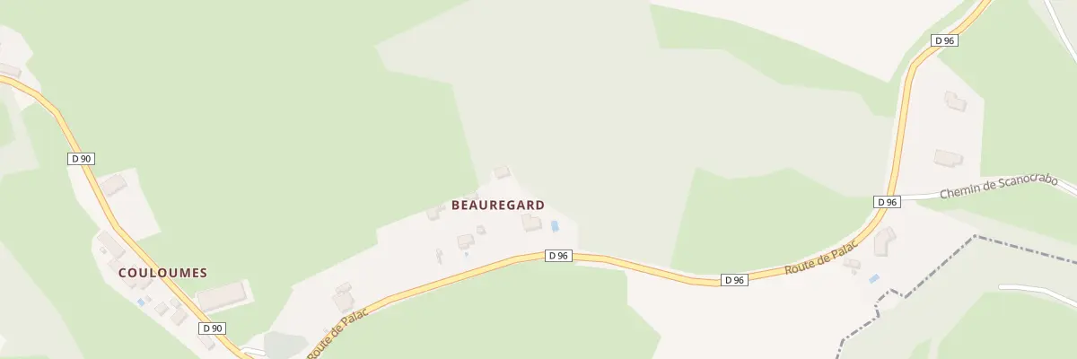 Plan du 37 Beauregard à Martisserre