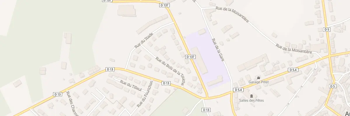 Plan du 6 Rue du Bois de la Touche à Authon-du-Perche