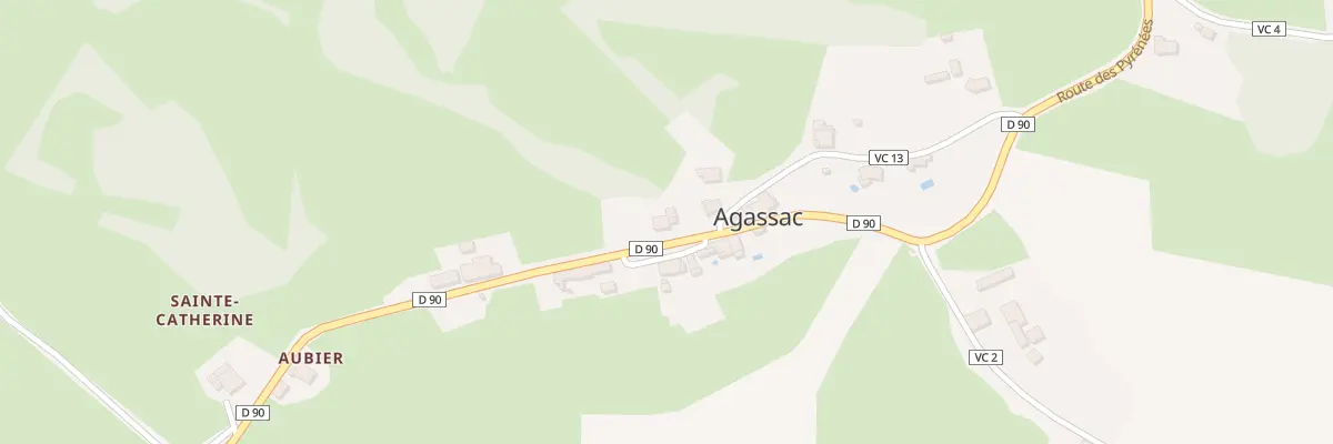 Plan du 25 Le Village à Agassac
