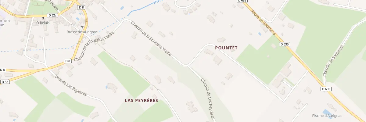 Plan du 337 Che de la Fontaine Vieille à Aurignac
