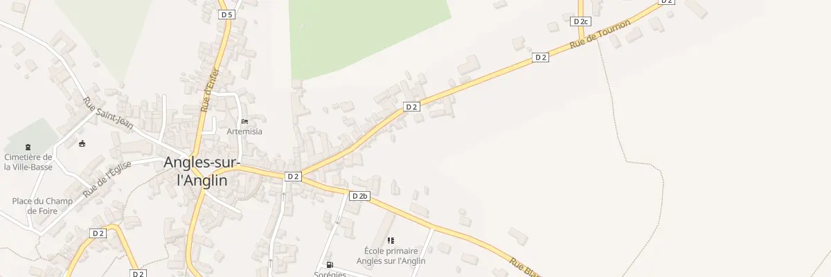 Plan du 56 Rte de Tournon à Angles-sur-l’Anglin
