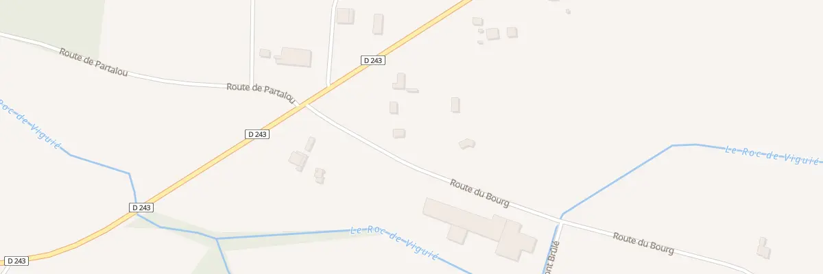 Plan du 1014 Rte du Bourg à Trémons