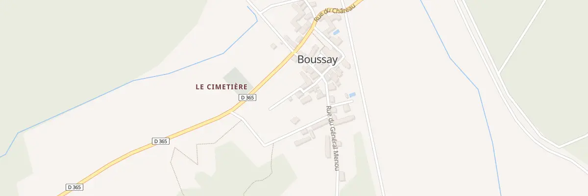 Plan du 7 Imp Dechene 1821-1904 à Boussay
