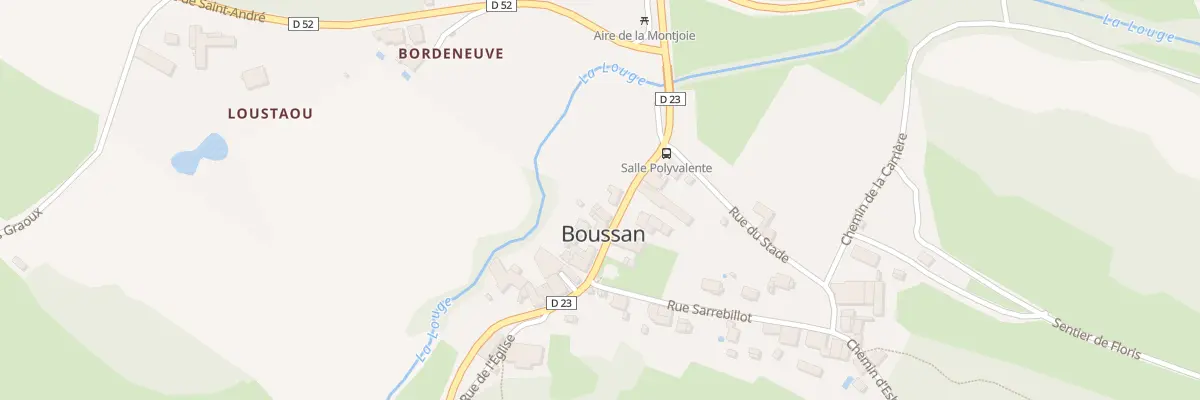 Plan du 42 Le Village à Boussan