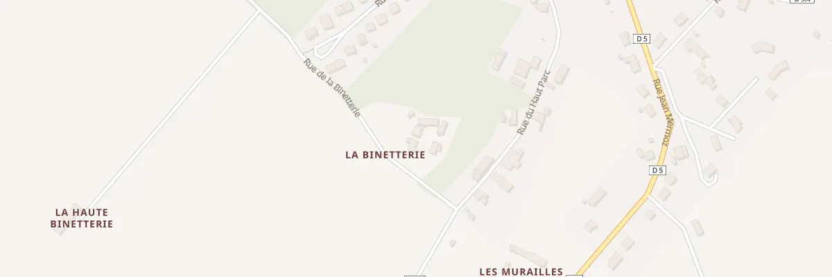 Plan du 452 La Binetterie à Authon-du-Perche