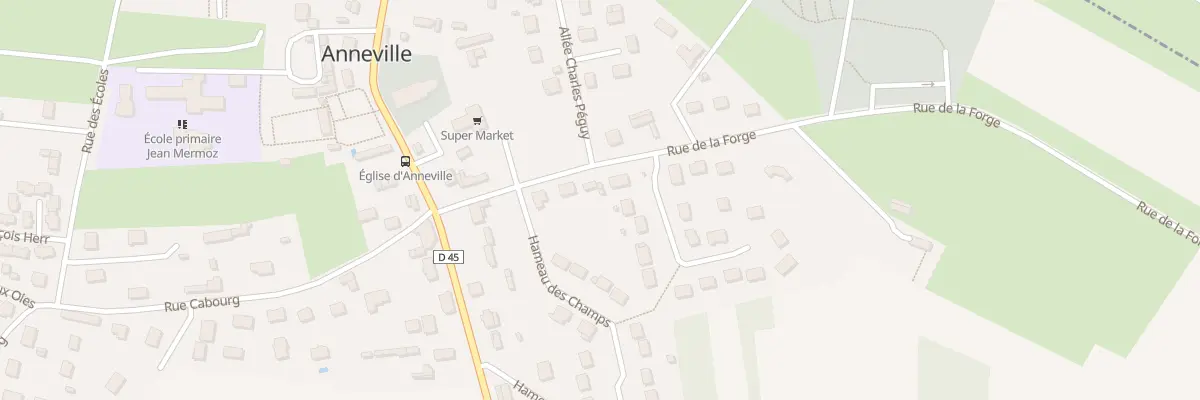 Plan du 110 Rue de la Forge à Anneville-Ambourville