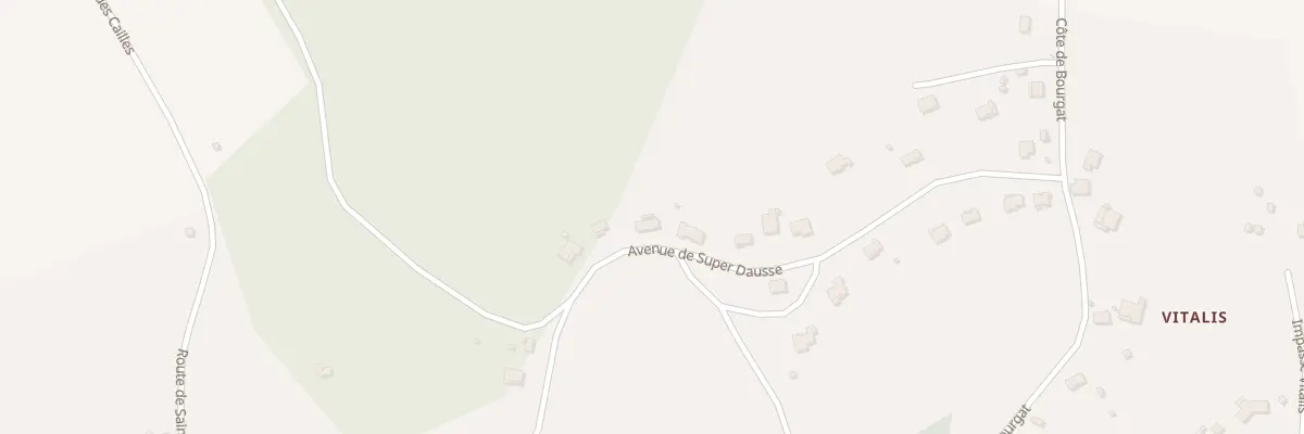Plan du 334 Av de Super Dausse à Dausse