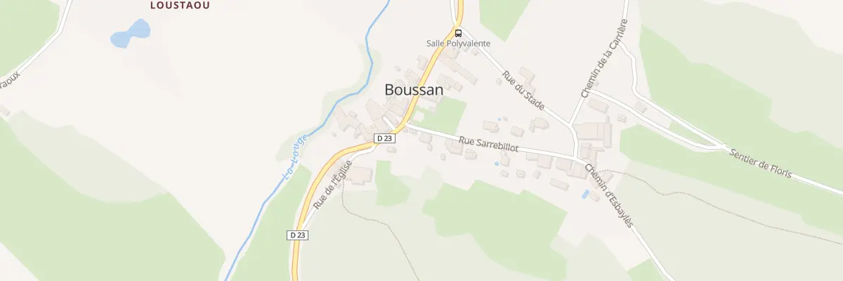 Plan du 55 Le Village à Boussan