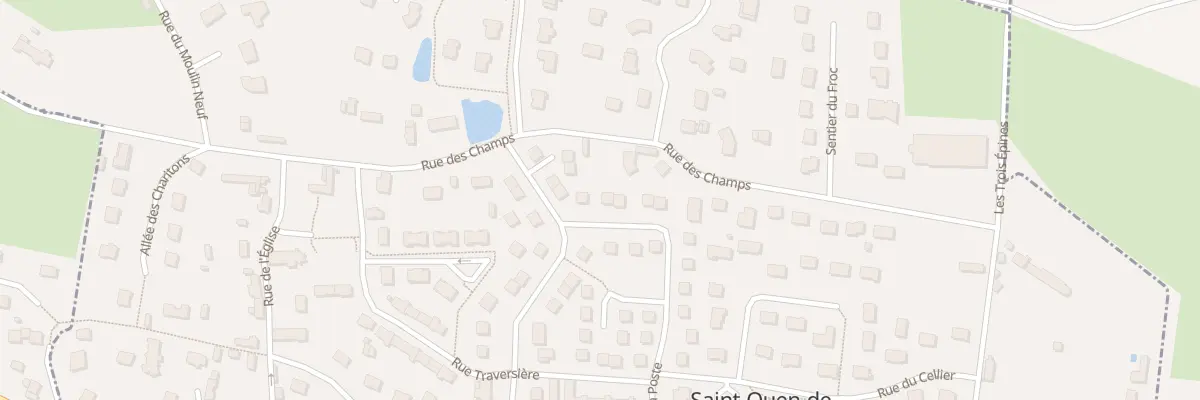 Plan du 34 Rue de la Poste à Saint-Ouen-de-Thouberville