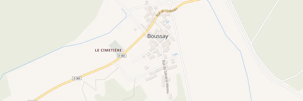 Plan du 6 Imp Dechene 1821-1904 à Boussay