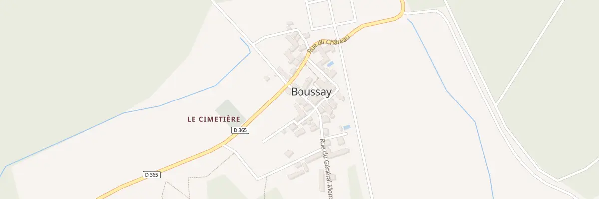 Plan du 4 Rue du General de Menou à Boussay