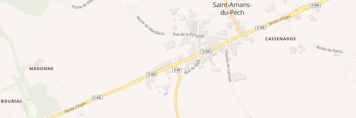 Plan du 5143 Saint Amans Nord à Saint-Amans-du-Pech