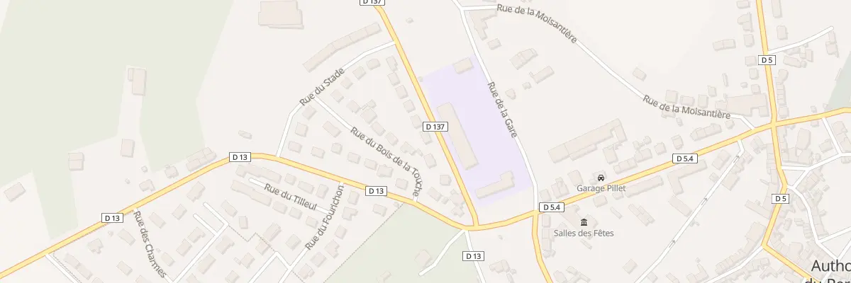 Plan du 5 Rte des Etilleux à Authon-du-Perche