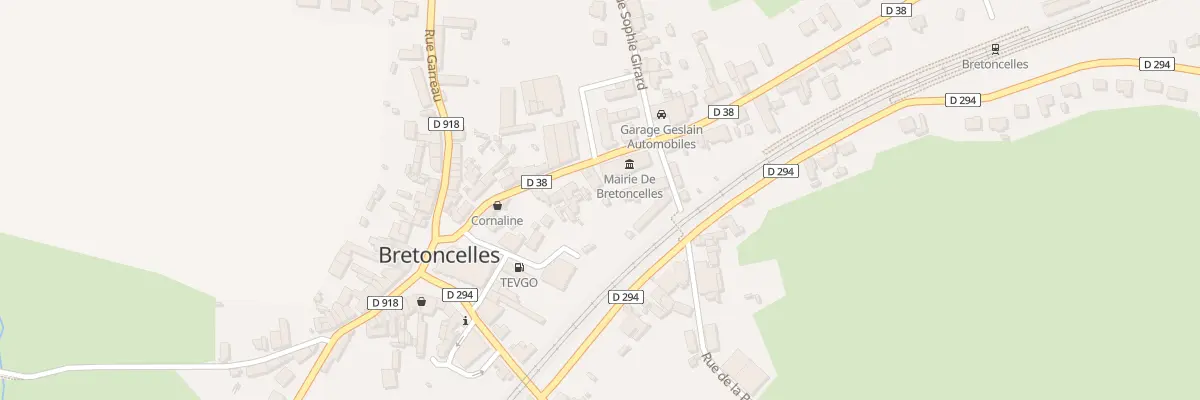 Plan du 22 Rue Lucien David à Bretoncelles