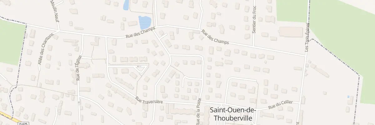 Plan du 20 Rue de la Mare Champagne à Saint-Ouen-de-Thouberville