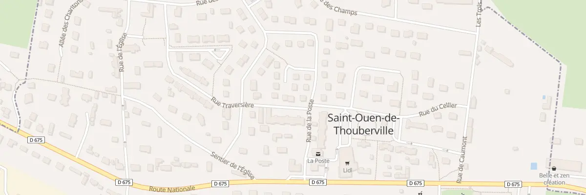 Plan du 4 Rue Traversiere à Saint-Ouen-de-Thouberville