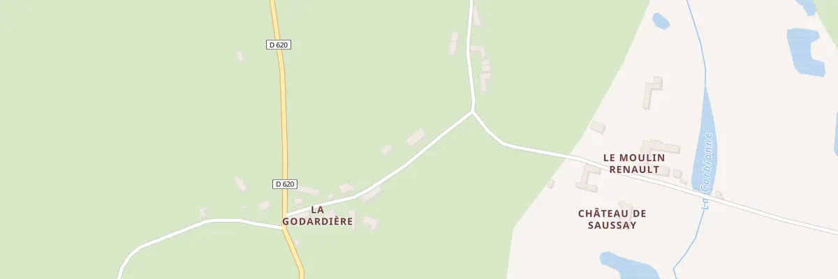 Plan du 92 La Godardière à La Madeleine-Bouvet