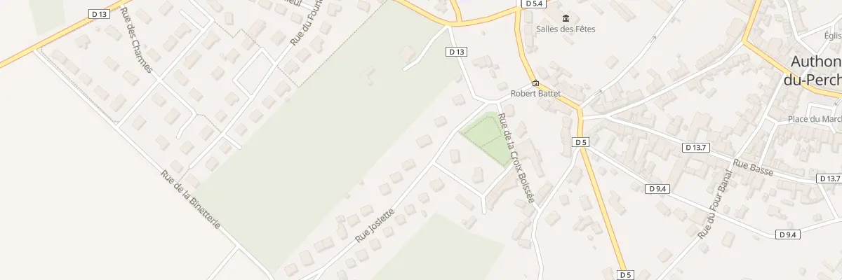 Plan du 4 Rue Joslette à Authon-du-Perche