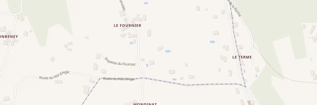 Plan du 1E Le Fournier à Alles-sur-Dordogne